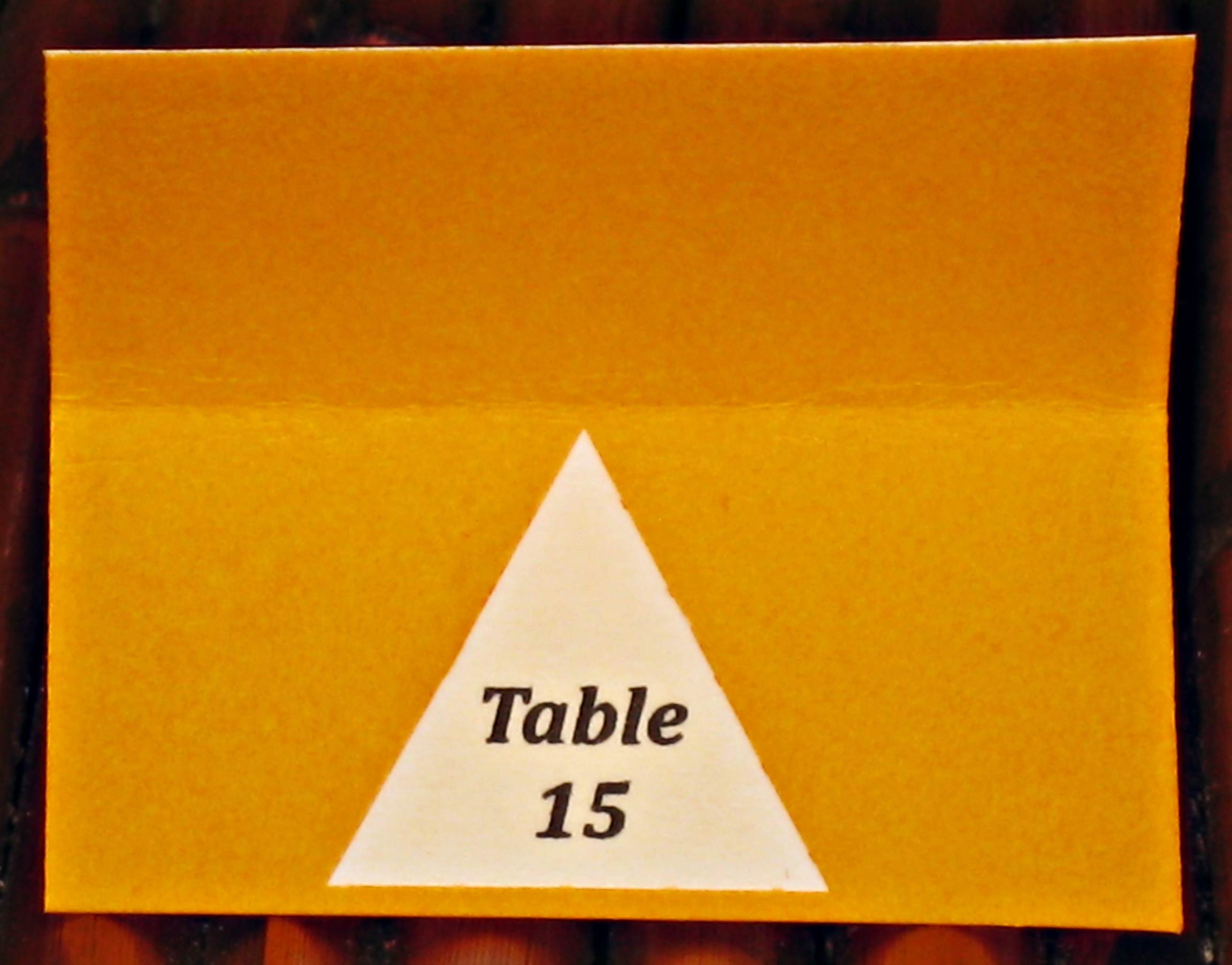 place card